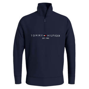 Tommy Hilfiger Logo Mock Turtleneck Sweatshirt